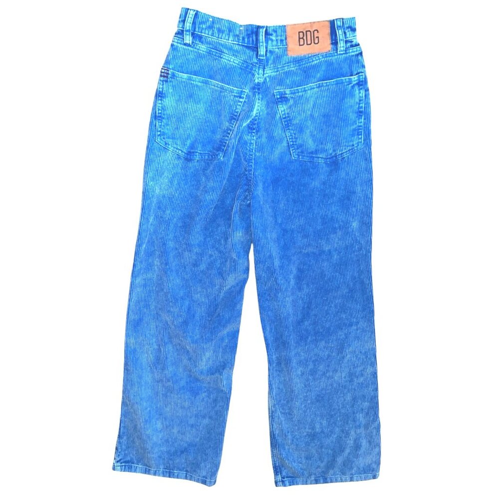 BDG Urban Outfitters Womens High & Wide Blue Corduroy Jeans Size 25 Womens (XS) - Picture 14 of 15